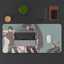Load image into Gallery viewer, Log Horizon Shiroe, Akatsuki, Naotsugu Mouse Pad (Desk Mat) With Laptop
