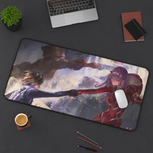 Load image into Gallery viewer, Darling In The FranXX Mouse Pad (Desk Mat) On Desk