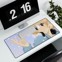 Load image into Gallery viewer, Hanasaku Iroha Mouse Pad (Desk Mat) With Laptop