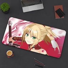 Load image into Gallery viewer, Fate/Apocrypha Saber Of Red Mouse Pad (Desk Mat) On Desk