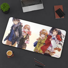 Load image into Gallery viewer, Masamune-kun's Revenge Aki Adagaki, Masamune Makabe, Yoshino Koiwai, Kojuurou Shuri Mouse Pad (Desk Mat) On Desk