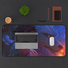 Load image into Gallery viewer, Princess Mononoke Mouse Pad (Desk Mat) With Laptop