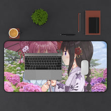 Load image into Gallery viewer, Puella Magi Madoka Magica Mouse Pad (Desk Mat) With Laptop