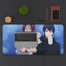 Load image into Gallery viewer, Free! Rin Matsuoka, Haruka Nanase Mouse Pad (Desk Mat) With Laptop