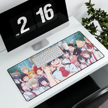 Load image into Gallery viewer, My Hero Academia Izuku Midoriya, Katsuki Bakugou, Tenya Iida, Tsuyu Asui Mouse Pad (Desk Mat) With Laptop