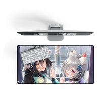 Load image into Gallery viewer, Anime Girl Mouse Pad (Desk Mat) On Desk