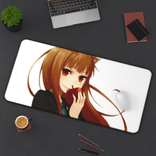 Load image into Gallery viewer, Spice And Wolf Mouse Pad (Desk Mat) On Desk