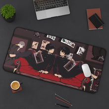 Load image into Gallery viewer, Mob Psycho 100 Arataka Reigen, Shigeo Kageyama, Ekubo, Ritsu Kageyama Mouse Pad (Desk Mat) On Desk