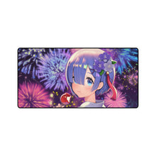 Load image into Gallery viewer, Rem, Fireworks, Re:Zero, Girls, Mouse Pad (Desk Mat)