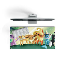 Load image into Gallery viewer, Eeveelution Mouse Pad (Desk Mat) On Desk
