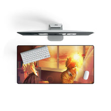 Load image into Gallery viewer, Bleach Ichigo Kurosaki, Rukia Kuchiki Mouse Pad (Desk Mat) On Desk
