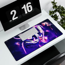 Load image into Gallery viewer, Black Goku Mouse Pad (Desk Mat) With Laptop