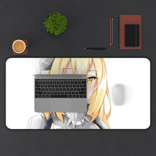 Load image into Gallery viewer, Is It Wrong To Try To Pick Up Girls In A Dungeon? Mouse Pad (Desk Mat) With Laptop