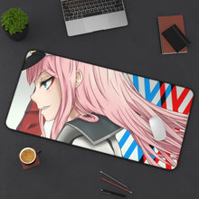 Load image into Gallery viewer, Darling In The FranXX Mouse Pad (Desk Mat) On Desk