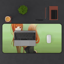 Load image into Gallery viewer, Spice And Wolf Mouse Pad (Desk Mat) With Laptop