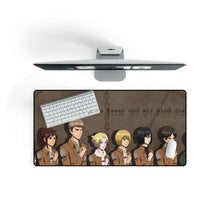 Load image into Gallery viewer, Anime Attack On Titan Mouse Pad (Desk Mat)