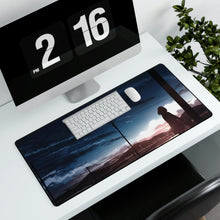 Load image into Gallery viewer, Anime Girl Silhouette Sunrise Mouse Pad (Desk Mat)