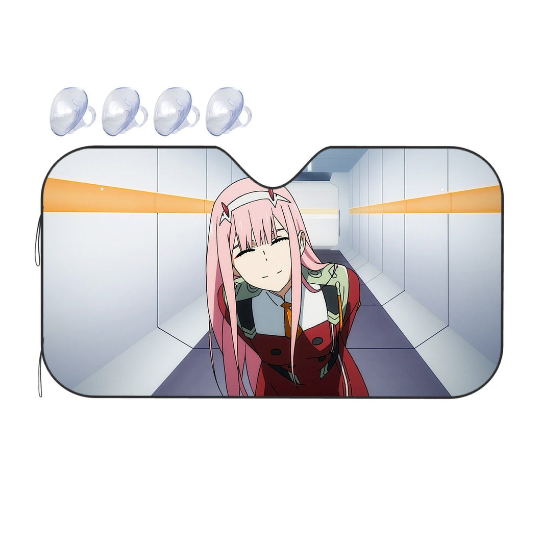 002 Smiles Car Sunshade