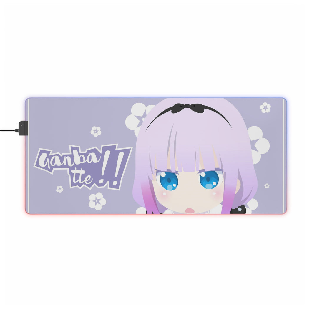 Miss Kobayashi's Dragon Maid Kanna Kamui, Kobayashi-san Chi No Maid Dragon, Miss Kobayashi S Dragon Maid RGB LED Mouse Pad (Desk Mat)