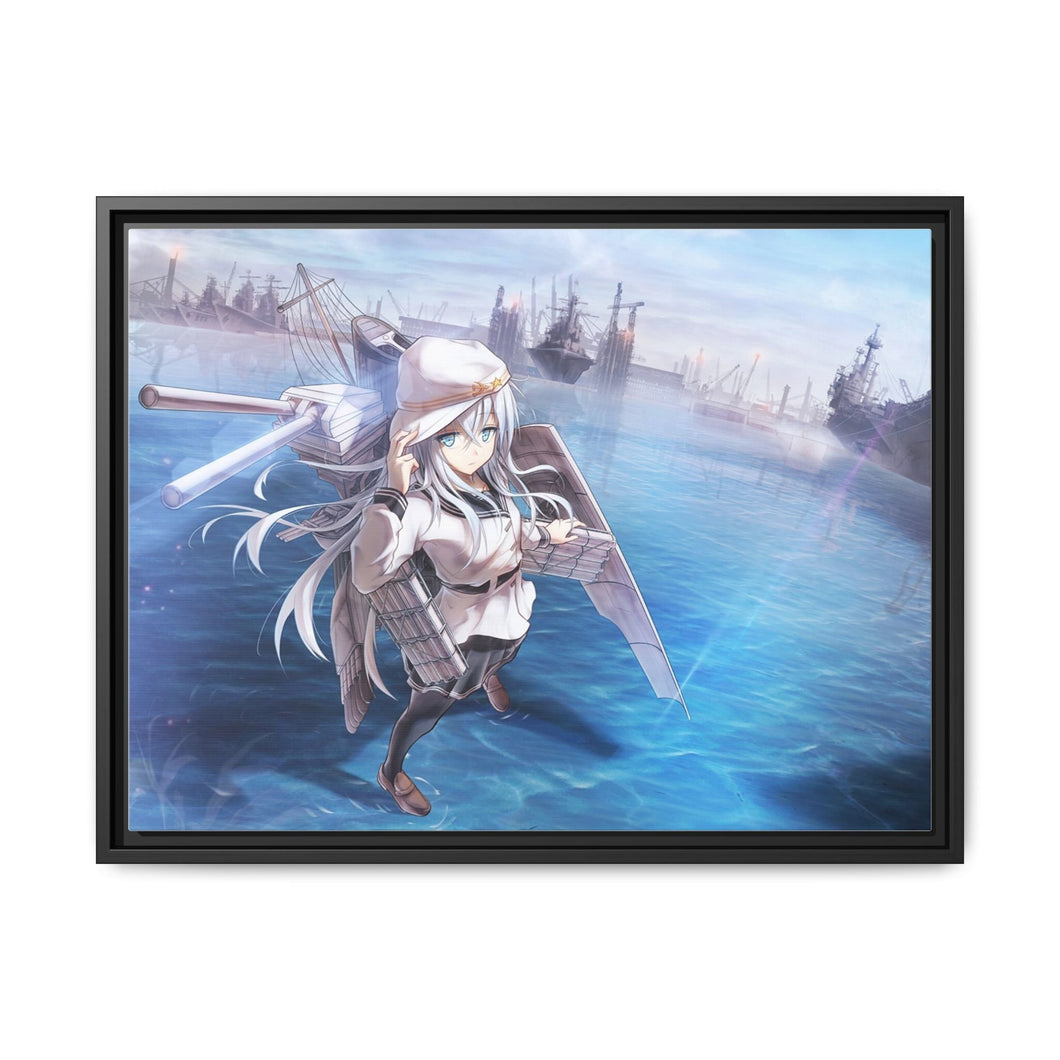 Anime Kantai Collection Canvas Framed Art Print