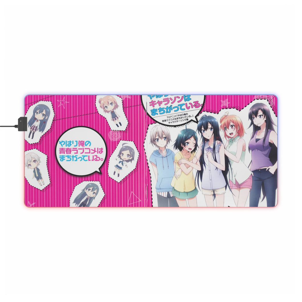 My Teen Romantic Comedy SNAFU RGB LED Mouse Pad (Desk Mat)