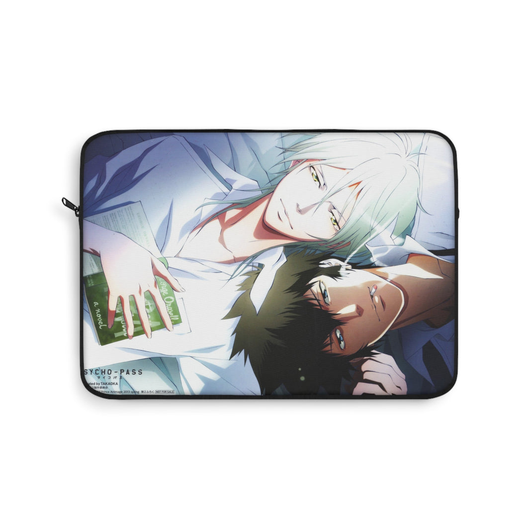 Protagonist and Antagonist Faces Laptop Sleeve