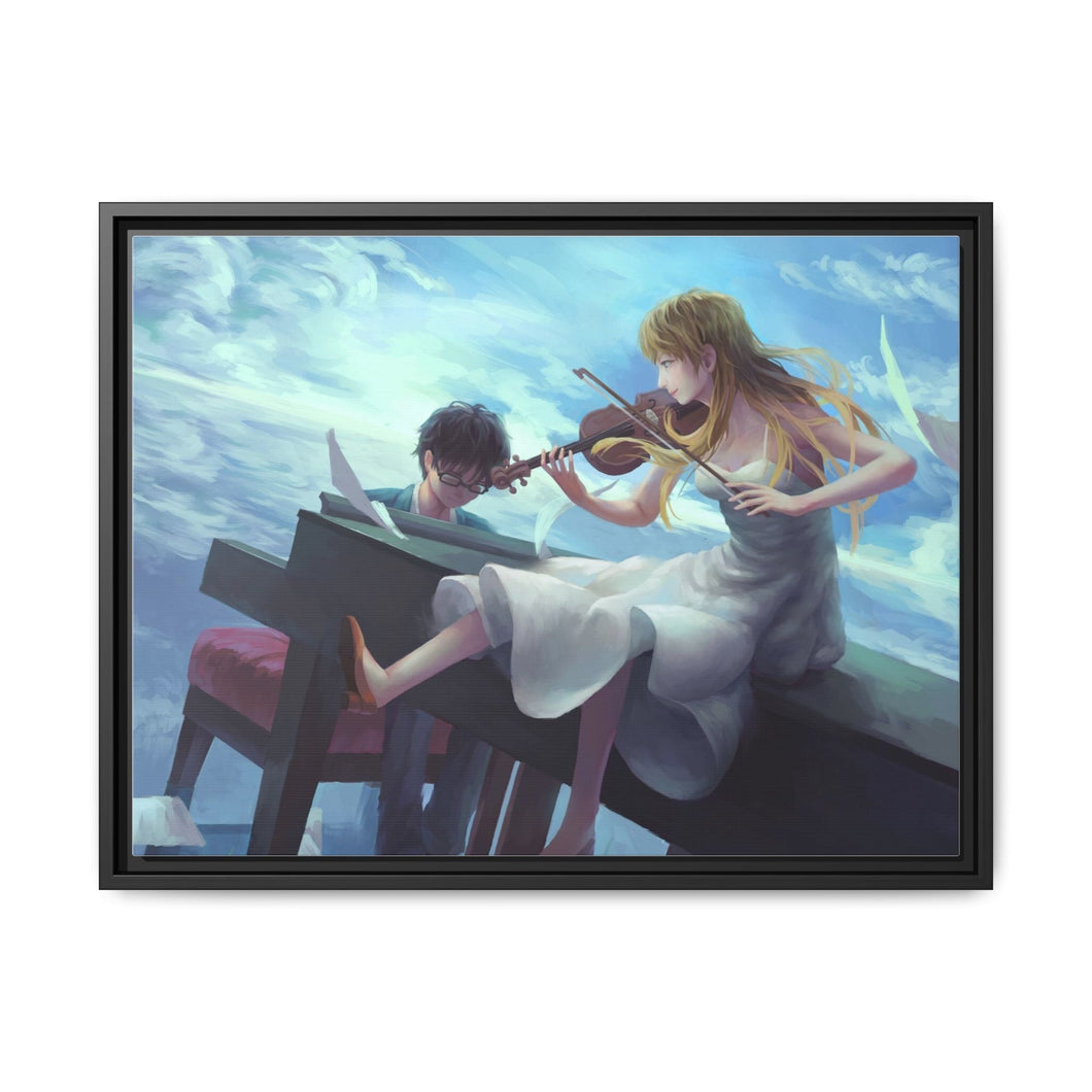Anime Your Lie in April Canvas Framed Art Print