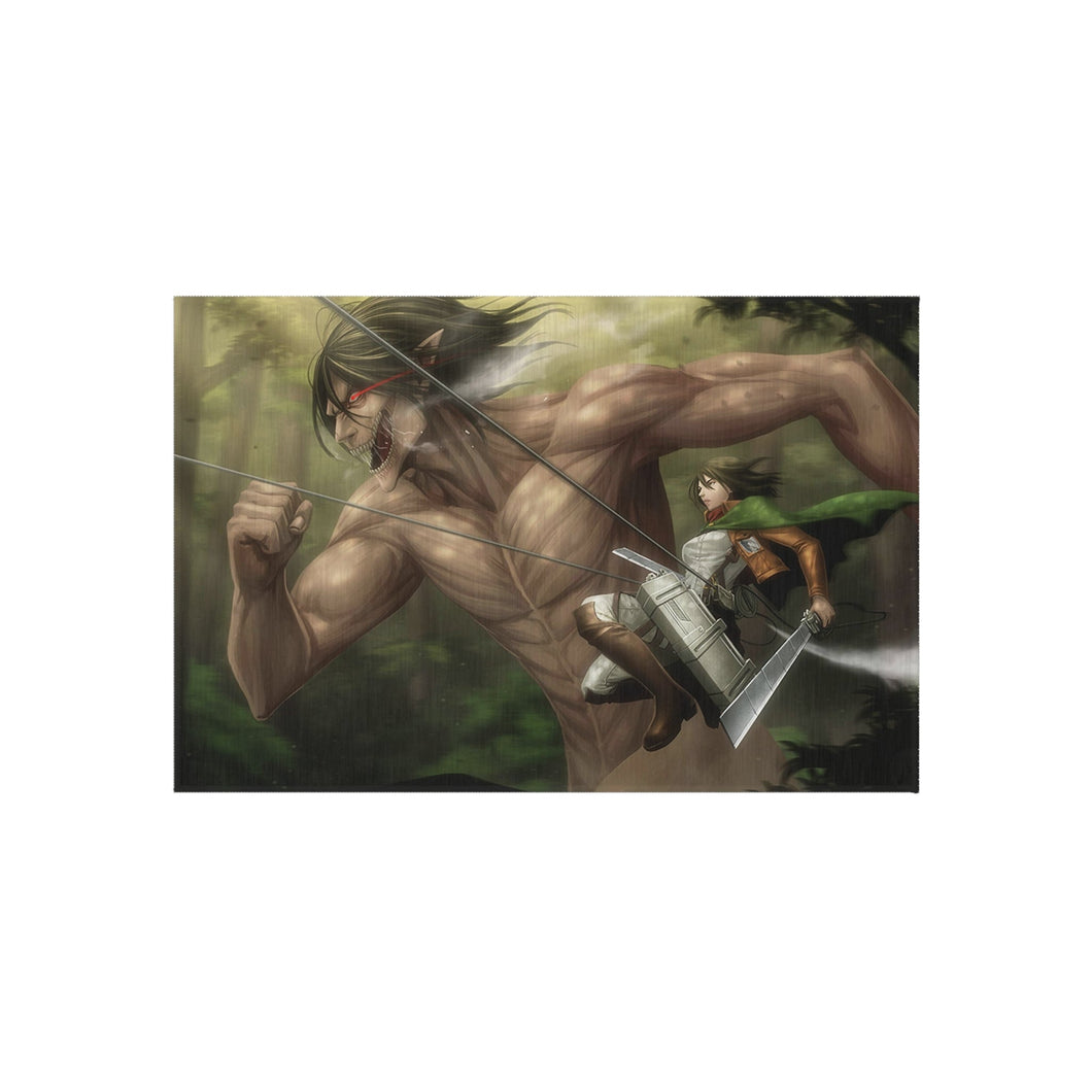 Anime Attack On Titan Rug