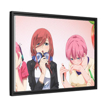 Load image into Gallery viewer, The Quintessential Quintuplets Miku Nakano, Itsuki Nakano, Nino Nakano, Yotsuba Nakano, Ichika Nakano Canvas Framed Art Print
