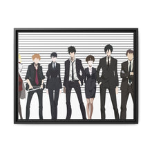 Load image into Gallery viewer, Psycho-Pass Akane Tsunemori, Nobuchika Ginoza, Shuusei Kagari, Tomomi Masaoka, Shion Karanomori Canvas Framed Art Print
