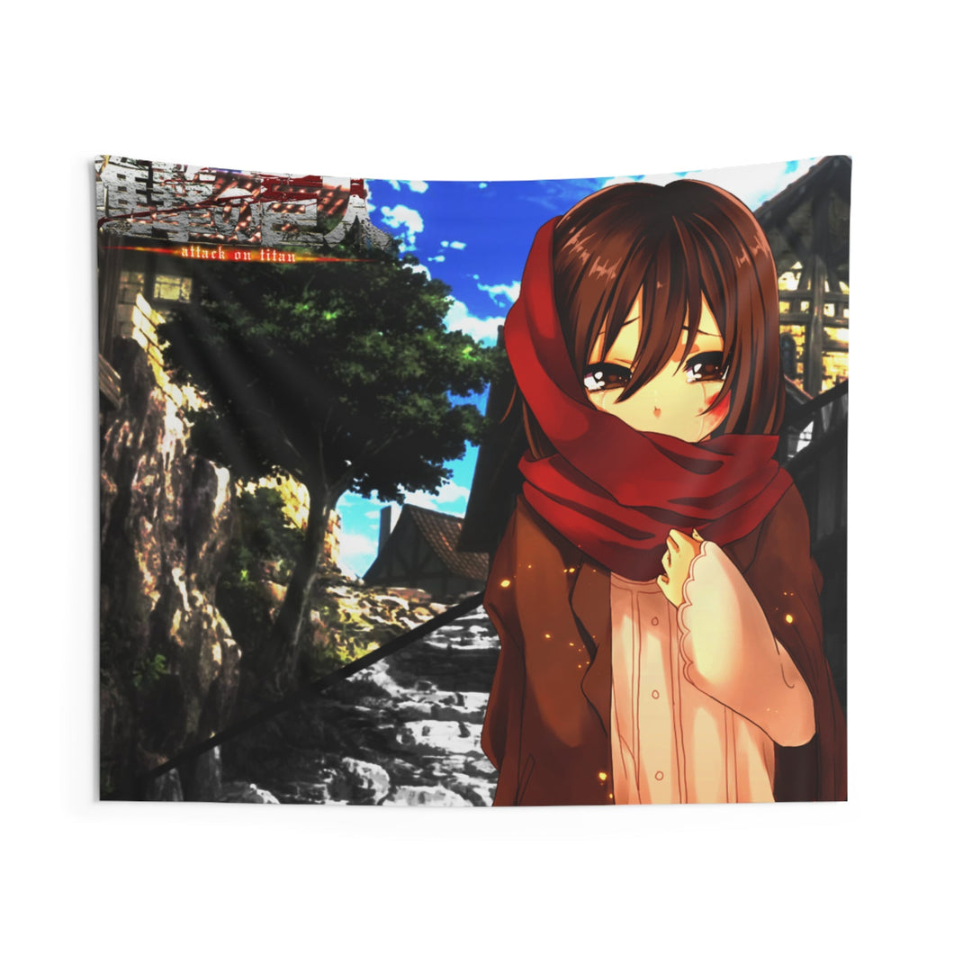 MIKASA ATTACK ON TITAN Indoor Wall Tapestry