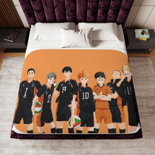 Load image into Gallery viewer, Haikyuu!! - Karasuno Team Sherpa Blanket
