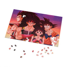 Load image into Gallery viewer, Bardock, Gine, Goku and Raditz Jigsaw Puzzle
