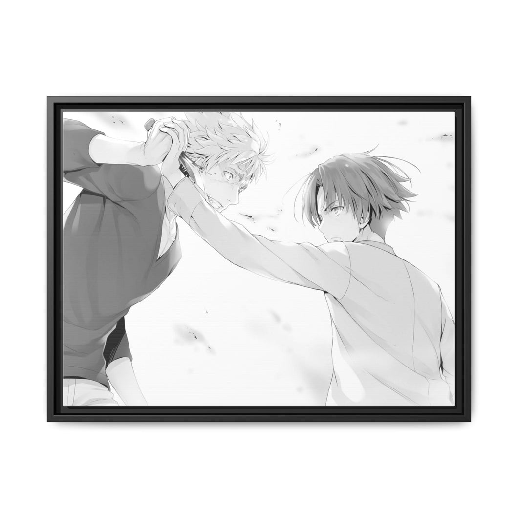 Anime Classroom of the Elite Canvas Framed Art Print