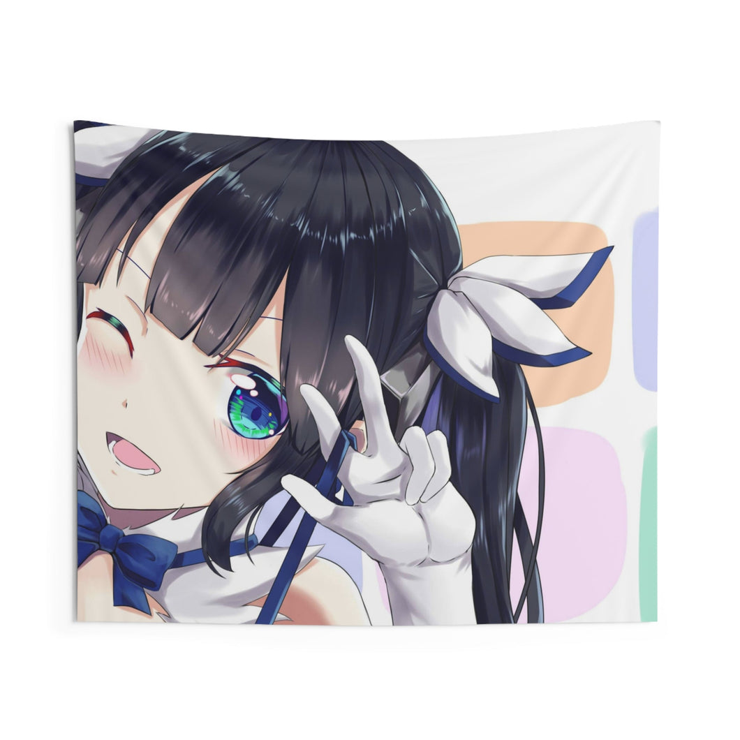Is It Wrong to Try to Pick Up Girls in a Dungeon? Hestia Indoor Wall Tapestry