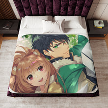 Load image into Gallery viewer, Raphtalia and Iwatani Sherpa Blanket

