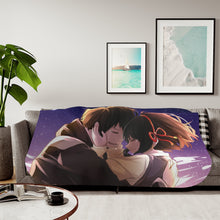 Load image into Gallery viewer, Your Name. Sherpa Blanket
