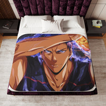Load image into Gallery viewer, Kuroko&#39;s Basketball Daiki Aomine Sherpa Blanket
