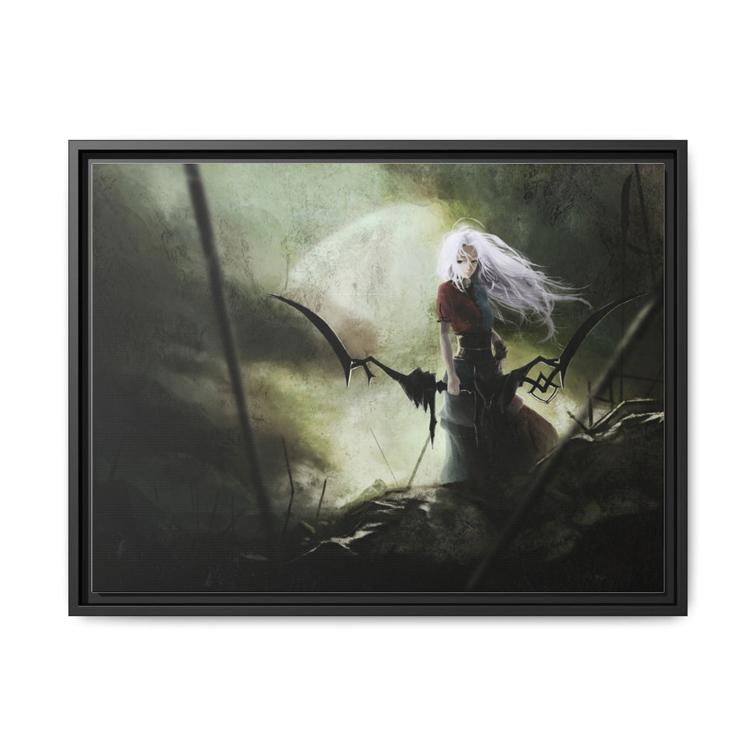 Anime Touhou Canvas Framed Art Print