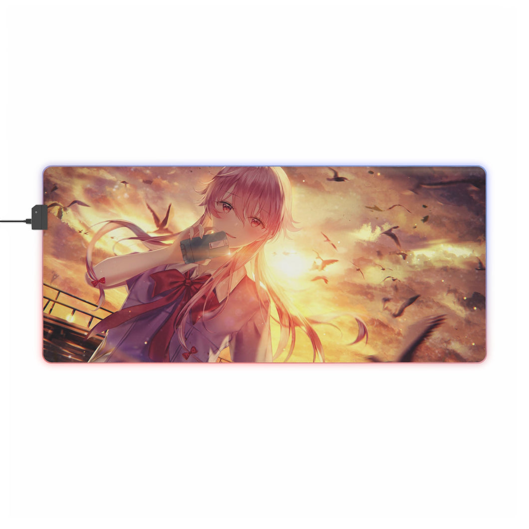 Yuno Gasai RGB LED Mouse Pad (Desk Mat)