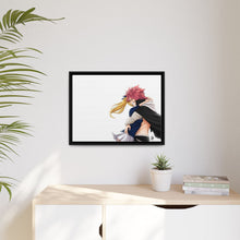Load image into Gallery viewer, Fairy Tail Natsu Dragneel, Lucy Heartfilia Canvas Framed Art Print
