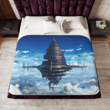 Load image into Gallery viewer, Sword Art Online Aincrad Sherpa Blanket
