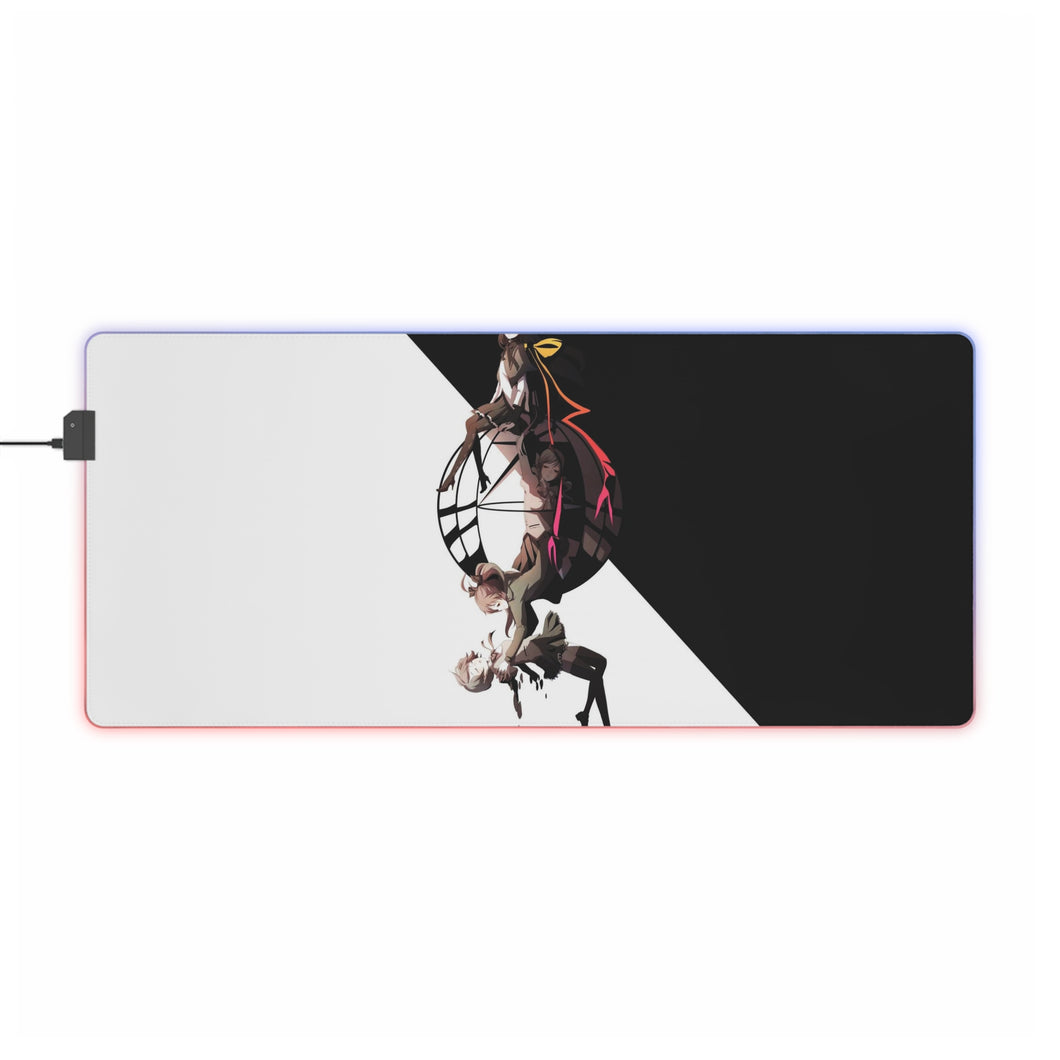 Puella Magi Madoka Magica Homura Akemi, Madoka Kaname, Sayaka Miki, Mami Tomoe RGB LED Mouse Pad (Desk Mat)