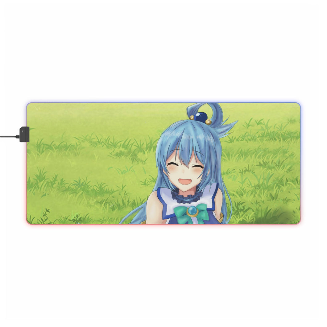 Aqua RGB LED Mouse Pad (Desk Mat)