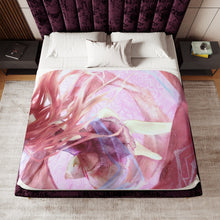 Load image into Gallery viewer, Anime Date A Liver Sherpa Blanket
