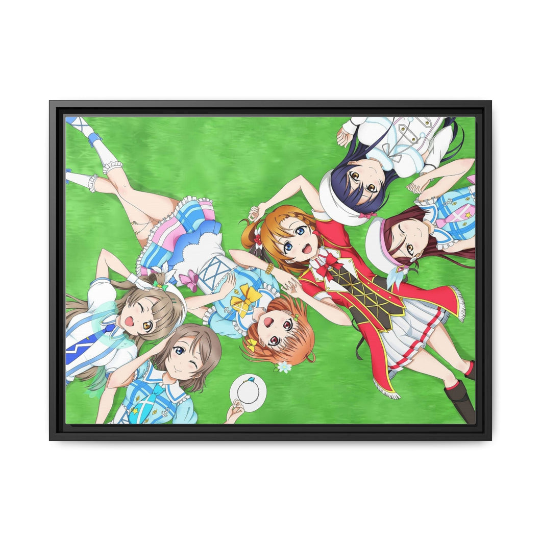 Love Live! Kotori Minami, Umi Sonoda, Honoka Kousaka Canvas Framed Art Print