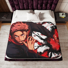 Load image into Gallery viewer, Anime Jujutsu Kaisen Sherpa Blanket
