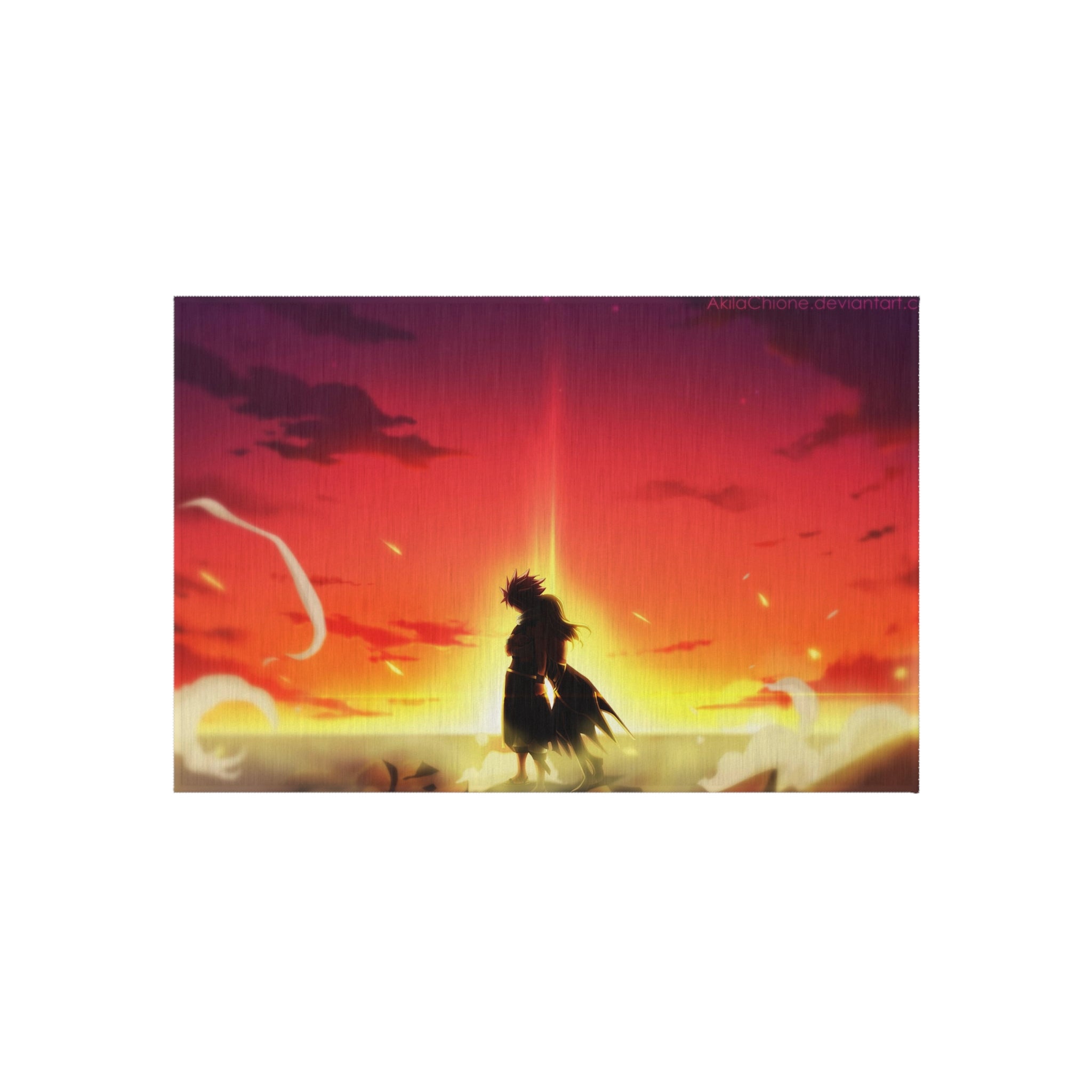 Natsu and Lucy (Fairy Tail) Rug