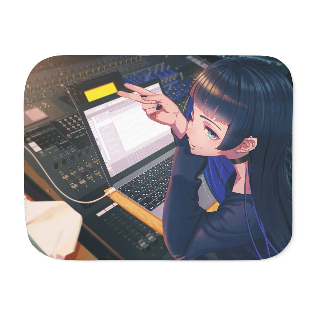 PA-san - Bocchi the Rock Sherpa Blanket
