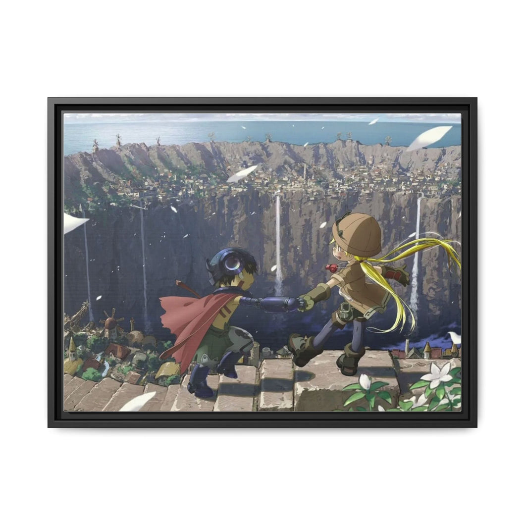 Anime Made In A Canvas Framed Art Print